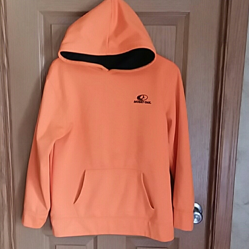 Mossy Oak blaze orange hoodie size 14/16